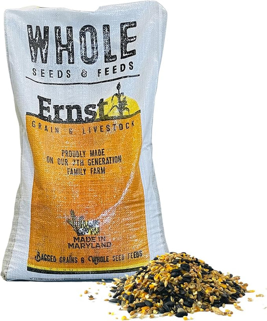 Ernst Grain & Livestock's Bird and Wildlife Feed – Perfect for Birds, Ducks, Squirrels, Turkeys, Rabbits, Geese, and Deer – Non-GMO Wild Animal & Bird Feed for Outside Feeders (25lb Bag)-PawvioPets