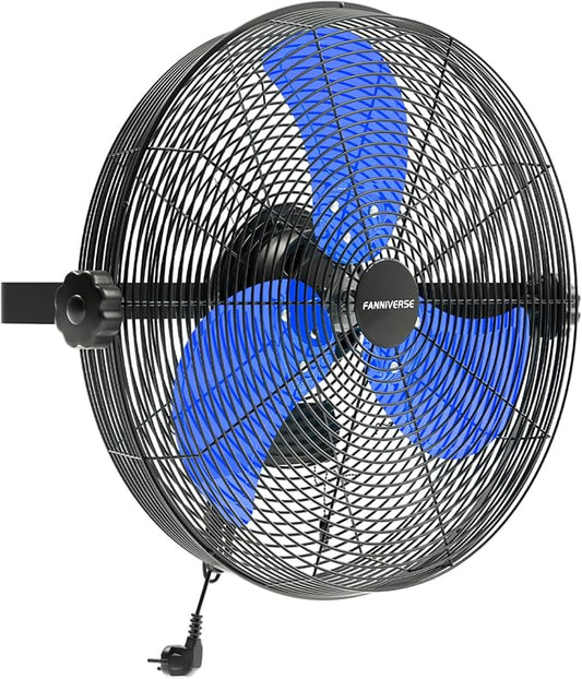 18 Inch Wall Fan Pro Series - 4900 CFM 3 Speed High Velocity Industrial Wall Mount Fans for Commercial, Residential, Warehouse, Covered Patio, Shop, Garage, Barn, Gazebo UL Safety Listed-PawvioPets