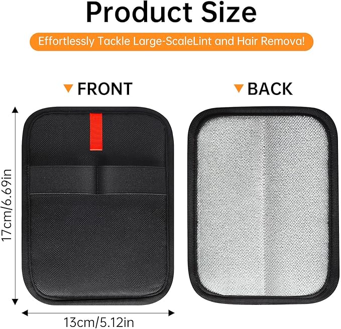 2 Pcs Static Pet Hair Removal Gloves, Reusable Electrostatic Pet Cat Dog Hair Remover Grooming Gloves Brush Tool for Couch, Furniture, Carpet, Car Seat-PawvioPets