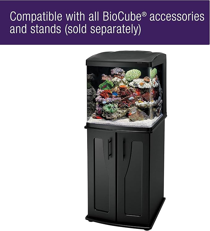 Coralife LED BioCube Aquarium Fish Tank Kit for Saltwater, Marine, Reef or Live Plants, 32 Gallon-PawvioPets