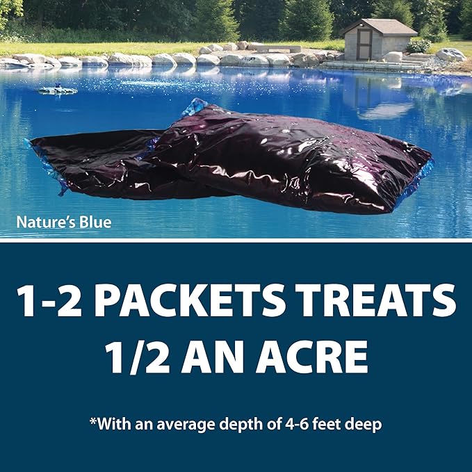 Airmax Black DyeMond Pond Dye Packets Natural Water Colorant for Ponds, Beneficial UV Blocking Color Concentrate, Maintain Clean & Clear Water, Fish, Bird & Animal Safe, 16 Packet-PawvioPets