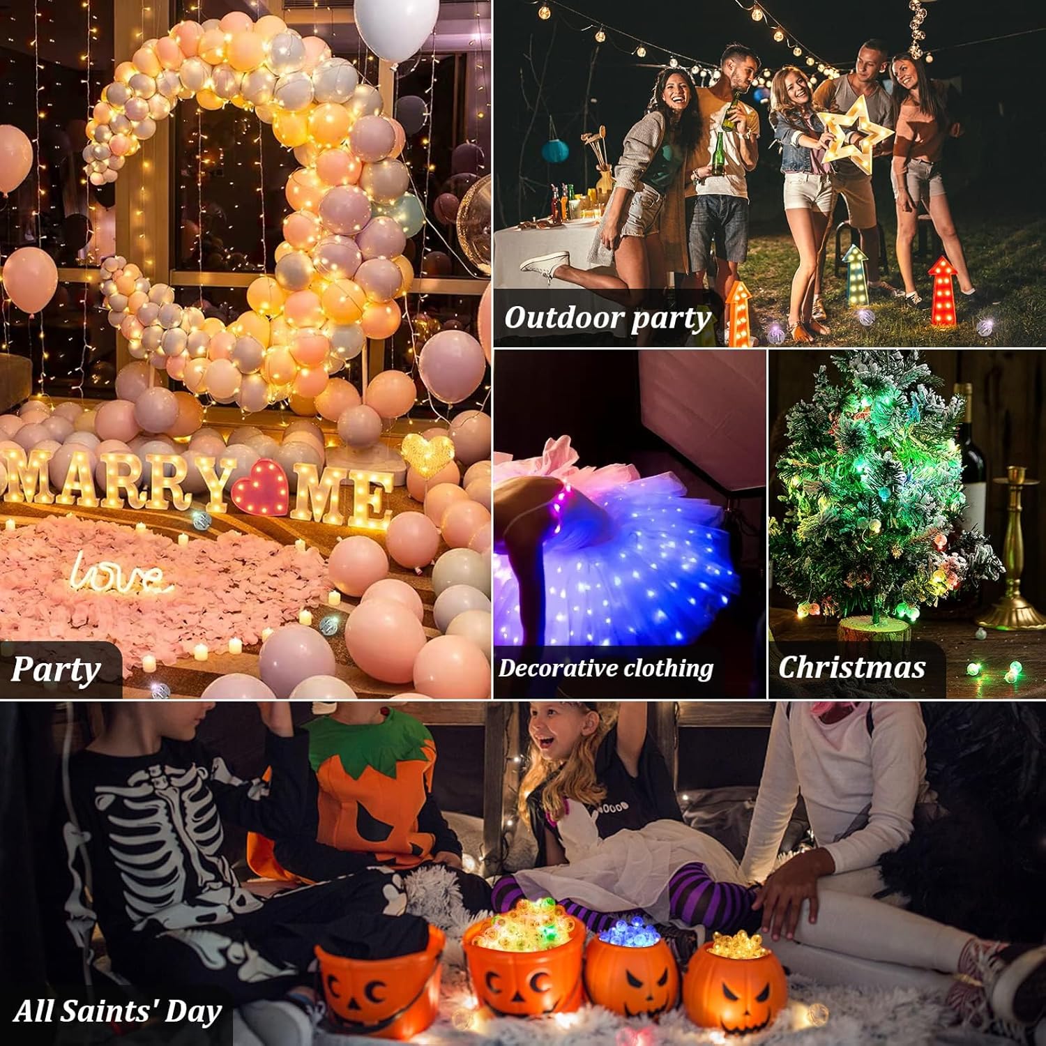 200pcs LED Purple Balloon Light, Round Led Mini LED Lights for Paper Lantern Balloon Indoor Outdoor Party Event Fun, Birthday Party Wedding Decoration Supplies
