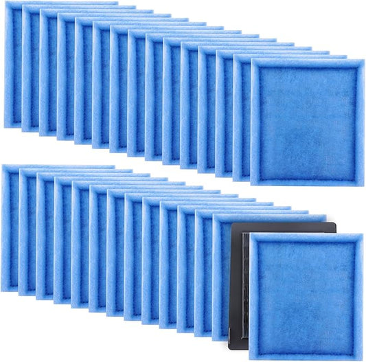 30PCS #3 Fish Tank Filters, Aquarium Filter Cartridge Compatible with Rite-Size C & Fit for EZ-Change #3 20-40/30-60 Gallon Fishtank Power Filter Replacement-PawvioPets