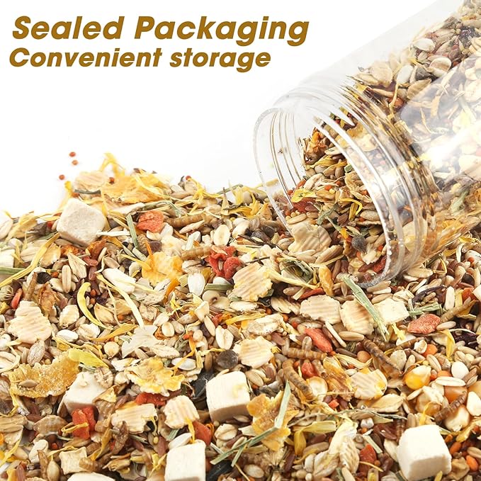 Gourmet Hamster & Gerbil Food, Dry Food for Hamsters-Supports Healthy Digestion and Healthy Teeth Unique Edible Treats for Guinea Pigs, Hamsters, Gerbils-PawvioPets