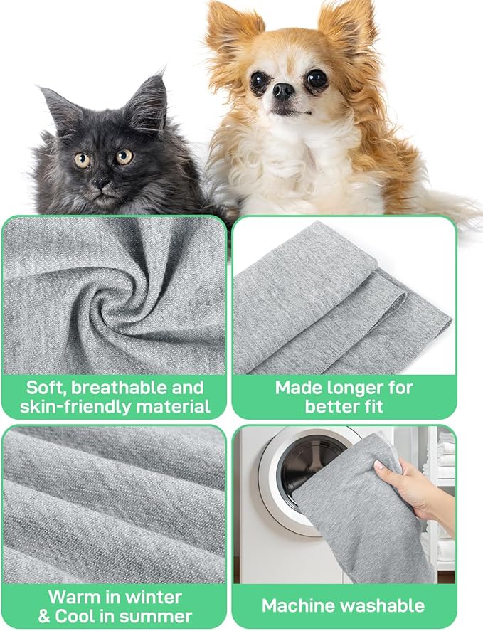 Dog Sling Swaddle Carrier for Small Dog, Cat Front Carriers for Small Pet up to 20lbs, Puppy Pouch with Adjustable Straps, Hands Free Pet Sling, Anti Anxiety Puppy Sling (Light Grey)-PawvioPets