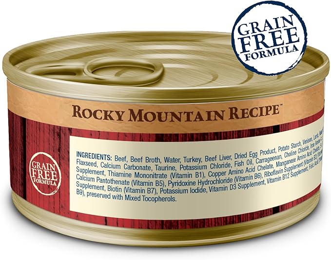 Blue Buffalo Wilderness Rocky Mountain Recipe Adult Wet Cat Food Paté, Chicken-Free & Grain-Free Recipe, Made with Natural Ingredients, Red Meat Feast, 5.5-oz. Cans (24 Count)-PawvioPets