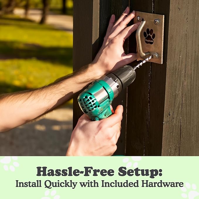 Canine Hitch- Secure Dog Leash Parking Mounted Indoor – Outdoor Wall Hook - Tie Out Stainless Steel Practical Lead Management for Home & Business, Ultimate Strength 6 Packs-PawvioPets