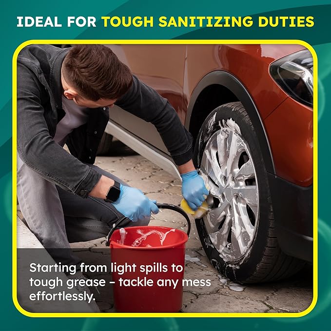 All-Purpose Cleaner & Degreaser – Heavy-Duty Grease & Stain Remover for Home, Kitchen, Garage & Industrial Use, Surface-Friendly Cuts Through Tough Dirt – 1 Gallon-PawvioPets