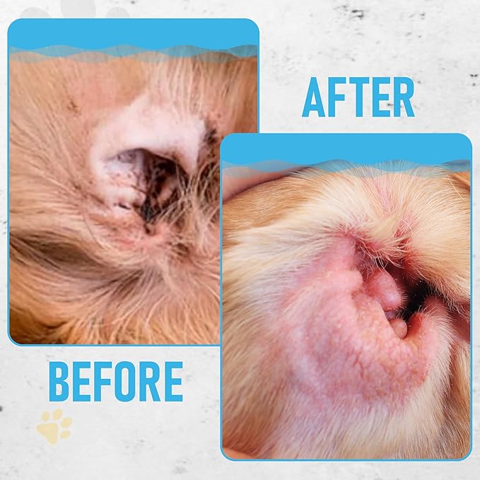 Dog Ear Wipes for Dog Yeast Wax Itch and Odor | Unscented Dog Ear Cleaner for Dogs | Natural Cleaning Puppy Ear Wipes | Soothing Ear Wipes for Pets Cat | Natural Ingredients | 125 XL Pcs-PawvioPets