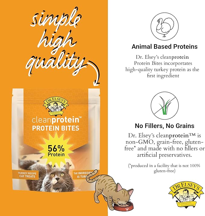 Dr. Elsey's cleanprotein Protein Bites Turkey 6 oz.-PawvioPets