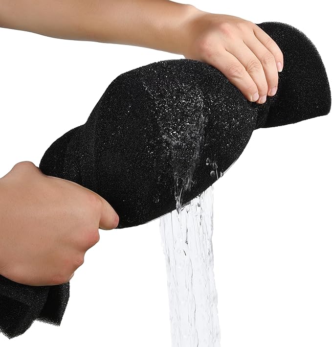 ALEGI Aquarium Sponge Filter Pad, Bio Filter Media Foam Sponges, Cut-to-Size Foam for Fish Tank (20"x20"x1.57" (50PPI))-PawvioPets