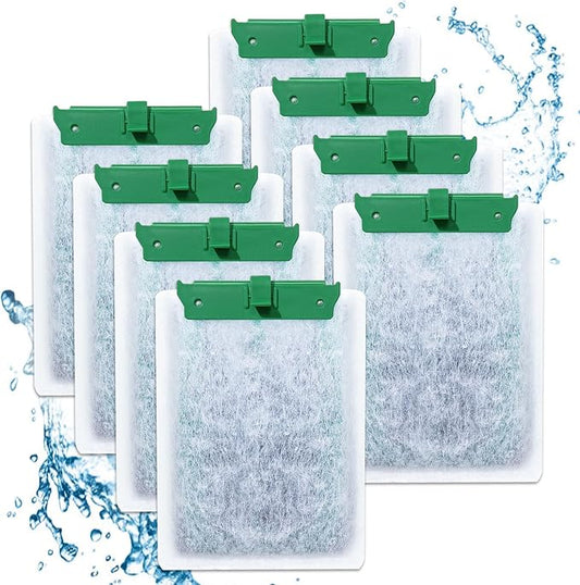 8PCS Medium Filter Cartridges Compatible with Tetra Whisper Bio-Bag Filter Cartridges Medium for Aquariums 10i IQ10 PF10, Fish Tank Filter Cartridges Power Filter Replacement for Tetra Filter-PawvioPets