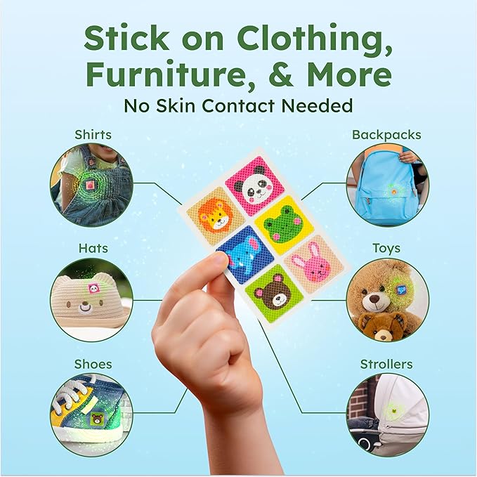 BugMD Squito Stickers Mosquito Repellent Patch Stickers for Kids (234 Patches), Safe & Effective Insect Repellent Patches for Toddlers, Kids, Camping, Beach & Outdoor Essentials-PawvioPets