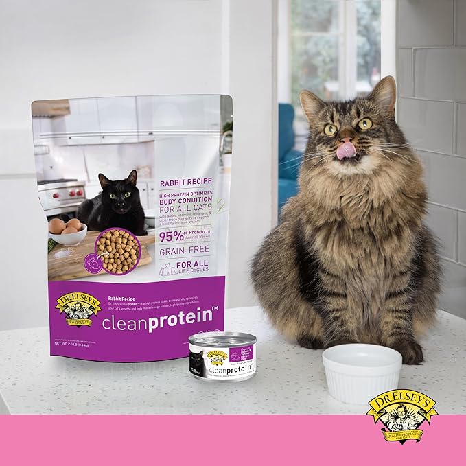 Dr. Elsey's cleanprotein Original Pork Recipe Wet Cat Food, (Pack of 24), 2.75oz Cans-PawvioPets