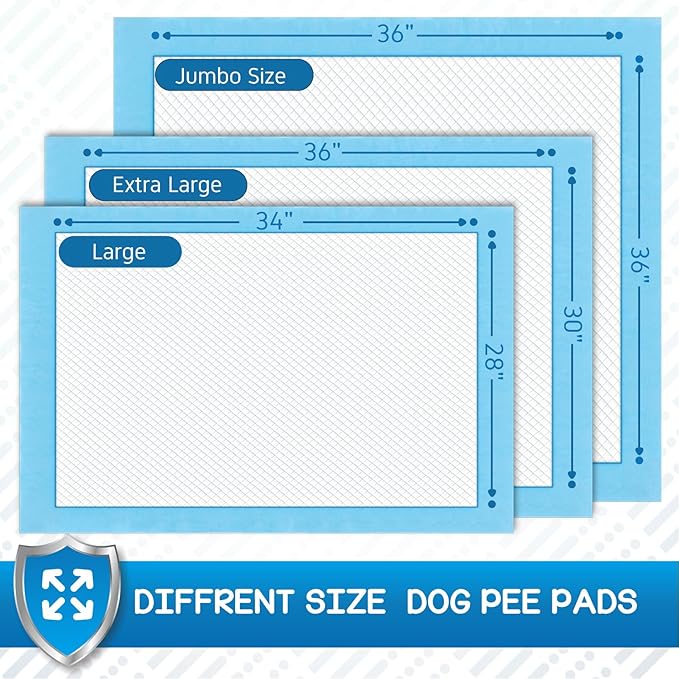 CROCI Dog Pads 28x34in Extra Large, Wee Wee Pads for Dogs Super Absorbent Up to 6 Cups, Disposable (40 Counts)-PawvioPets