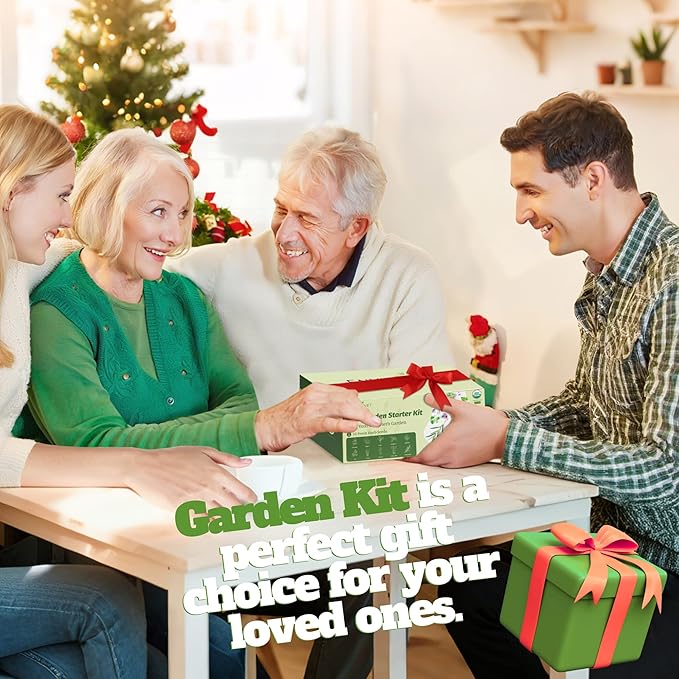 10 Indoor Herb Garden Kit- Burlap Pots, Organic Seeds, Herb Garden Planter Indoor Kit, Easy Window & Kitchen Herbs Growing Kit, Cilantro, Basil, Sage, Oregano, Parsley, Dill, Chives etc.-PawvioPets
