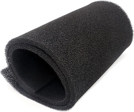 Cut to Fit Activated Carbon Filter Sponge – 2-Size Options (9.8"x9.8"x0.4" 3PC/36"x12"x0.4" 1PC) for Aquarium Fish Tank Canister Filters, Chemical & Mechanical Filtration (1)-PawvioPets