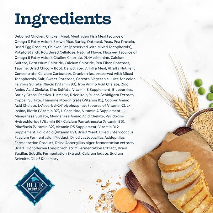 Blue Buffalo Blue Tastefuls Natural Adult Indoor Cat Chicken & Brown Rice Recipe Food for Cats 10 lb-PawvioPets