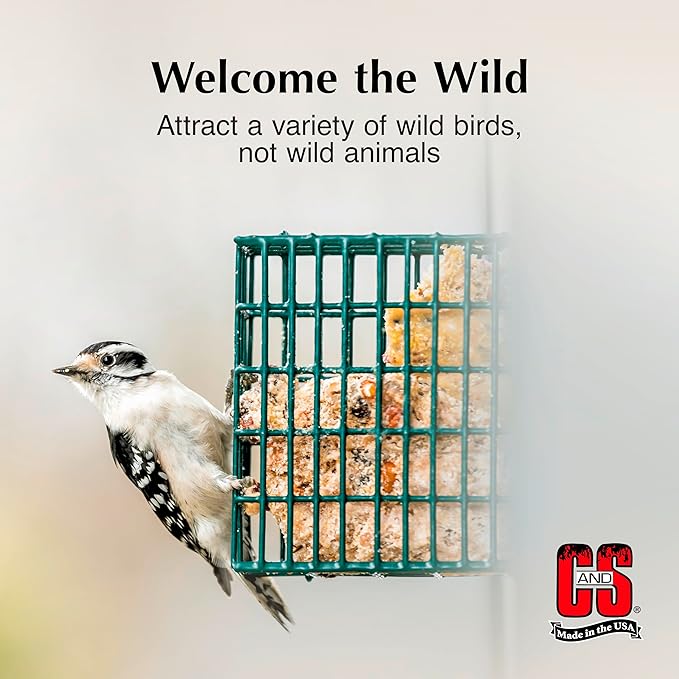 C&S Hot Pepper Delight No Melt Suet Dough 11.75 Ounces, 8 Pack-PawvioPets