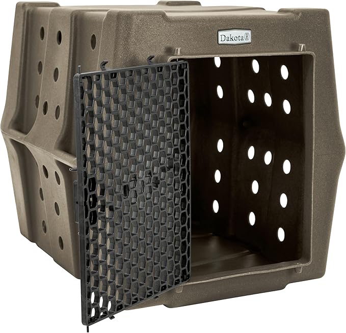 Dakota 283 Crate - Canine Rough and Tough Economy Kennel (Coyote Granite, Intermediate)-PawvioPets