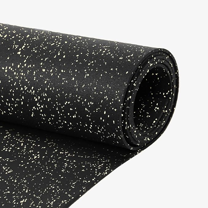 Flooring Inc's 1/4" Thick Tough Rubber Flooring Roll | Flexible Recycled Rubber Floor Mats for Home Gym | Heavy Duty Rubber Mat for Home Gyms, Sheds, Horse Stall Mat or Trailer-PawvioPets