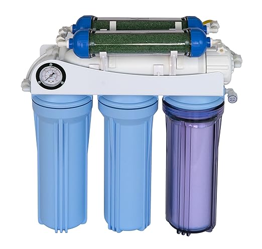 AR-122 6-stage RO+DI Aquarium Reef Reverse Osmosis Water System 150 GPD New Complete-PawvioPets