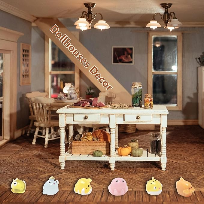 36 Types Ocean Mini Resin Animals, Plastic Tiny Animals for Hidding, Miniature Animals Figures for Seaside Crafts, Dollhouse, Terrariums, Shadowboxes, Birthday Cake Decor-PawvioPets