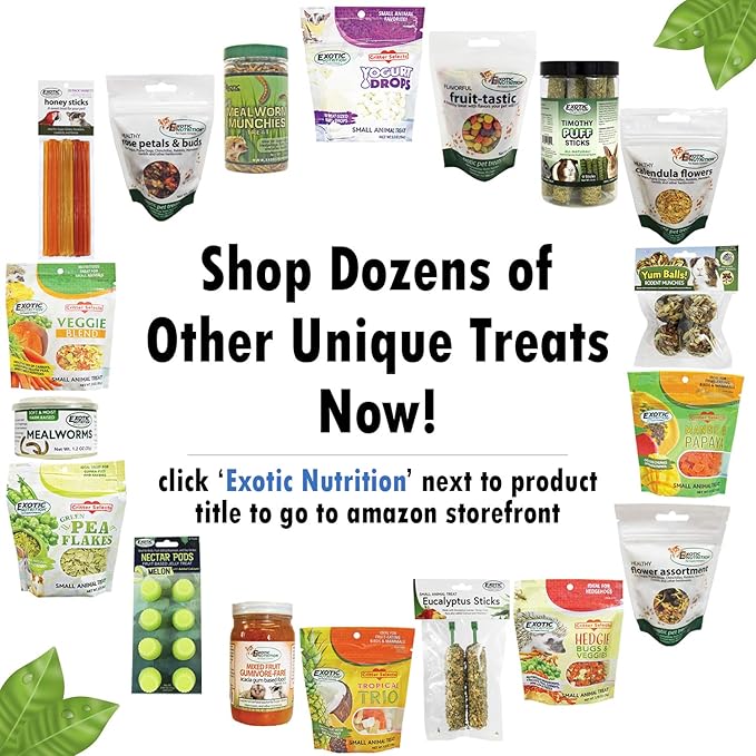 Exotic Nutrition Veggie Blend - Healthy Natural Mixed Dried Vegetable Treat - Sweet Potatoes, Carrots, Peas - for Degus, Chinchillas, Sugar Gliders, Hedgehogs, Guinea Pigs & Small Pets… (3 Pound)-PawvioPets