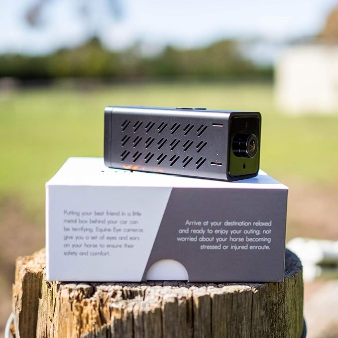 Equine Eye Voyager - Wireless Horse Trailer Camera – Live Video to Your Mobile with Night Vision, Audio - 8 Hours Battery Life - No Cell Signal Needed - Compatible with iPhone & Android Devices-PawvioPets