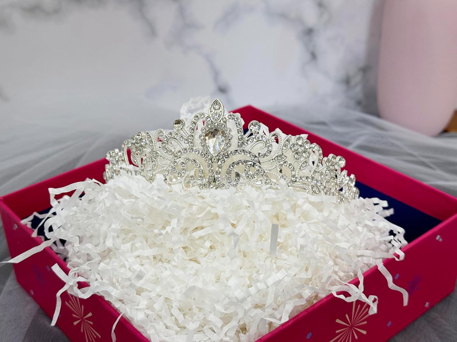 JETKONG 3 Pcs Bachelorette Party Decorations Bridal Shower Crown, Bride to Be Sash&Veil for Women Bachelorette Party Gifts, Bachelorette Party Supplies, Gifts, Favors (Silver)