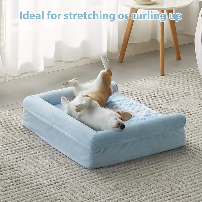 BFPETHOME Dog Beds for Large Dogs, Orthopedic Dog Bed for Medium Large Dogs,Big Waterproof Couch Pet Bed with Removable Washable Cover-PawvioPets