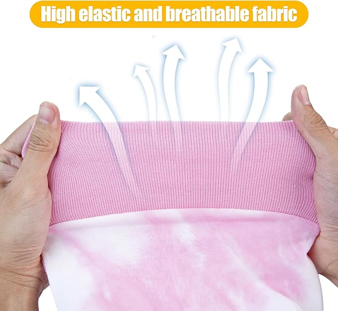 Breathable Dog Recovery Suit for Medium Large Dogs Onesie Tie Dye Pjs for Abdominal Wounds, Shedding, Prevent Licking S Pink2-PawvioPets