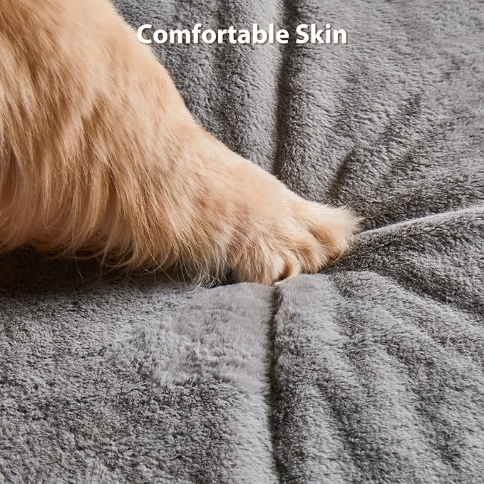 BFPETHOME XL Extra Orthopedic Dog Bed for Large Dogs – Washable Couch-Style Pet Bed with Supportive Bolster Sides, Removable Waterproof Cover, Non-Slip Bottom, Comfortable Dog Bed for Better Sleeping-PawvioPets