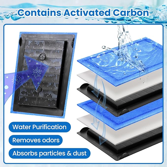 12 Pcs 10-20 Gallon Aquarium Filter Replacement for EZ-Change #2, Fish Tank Filter Cartridge for Aqua-Tech Brand 10 to 20 Power Filters for Healthier Fish-PawvioPets