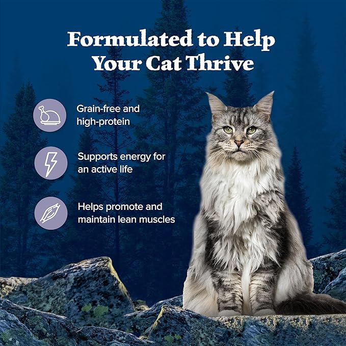 Blue Buffalo Wilderness Natural Wet Cat Food Paté, High-Protein & Grain-Free Recipe, Chicken, 5.5-oz. Cans (24 Count)-PawvioPets