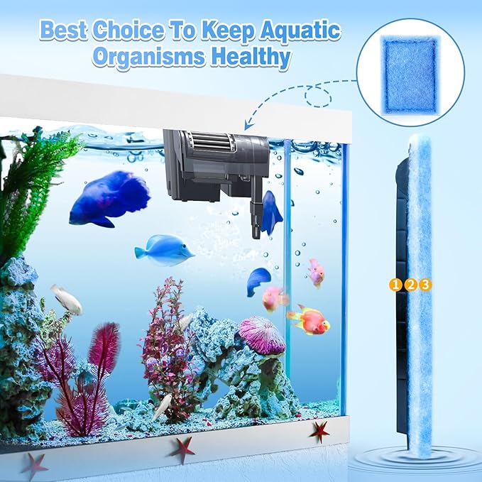 8/16/32 Pack Rite-Size B Filter Cartridges Compatible with MarineLand Penguin PRO Power Filters 100/125/175 & Original Penguin Power Filter 150 - Rite-Size B Replacement Filter Cartridges-PawvioPets