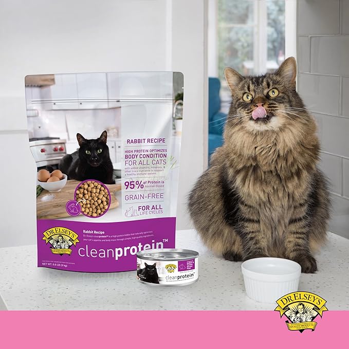 Dr. Elsey's cleanprotein Original Pork Recipe Wet Cat Food, (Pack of 24), 5.3oz Cans-PawvioPets