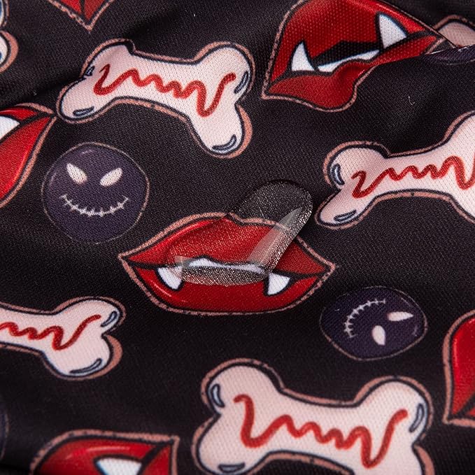 CuteBone Halloween Male Dog Diapers Belly Bands 3 Pack for Male Dogs Wraps Washable Doggie Pants DM22M-PawvioPets