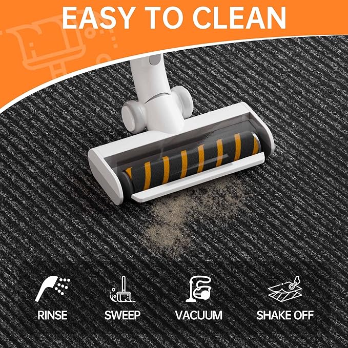 Front Door Mat, 10' x 3' Commercial Floor Mat, Heavy Duty Welcome Mat, Rubber Backing Non Slip Doormat for Entryway-PawvioPets