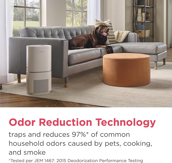 Frigidaire PureA300 XL HEPA Air Purifier with Wi-Fi for Large Rooms, Covers up to 1,685 Sq. Ft., 3-Stage Filtration, Energy Star Certification, Air Quality Monitoring, Smart Mode, Ultra Quiet, White-PawvioPets