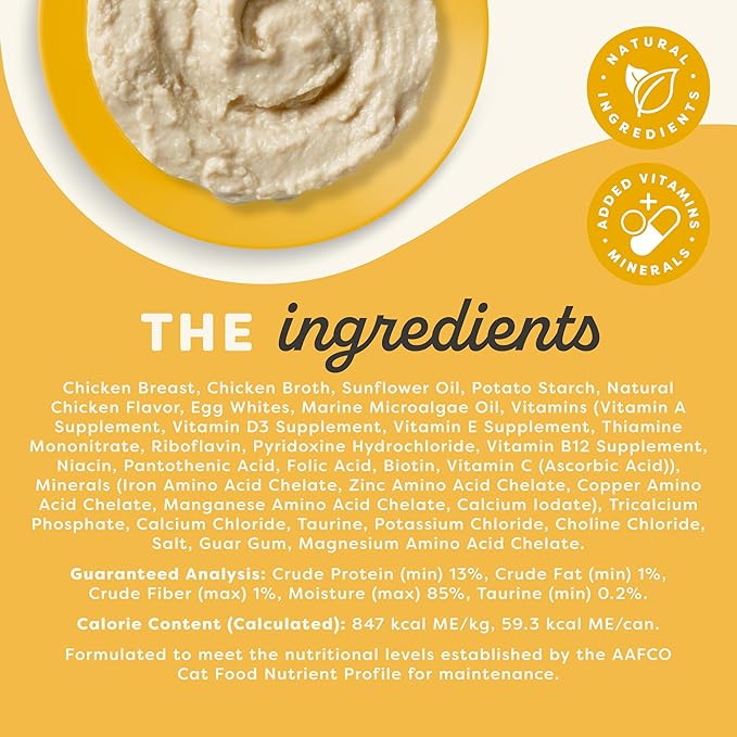 Applaws Vitality Wet Cat Food Paté, Natural Canned Cat Food, Wet Food for Cats with Added Vitamins and Minerals, Grain Free, Carrageenan Free, Chicken Breast (24 Count, 5.5oz Cans)-PawvioPets