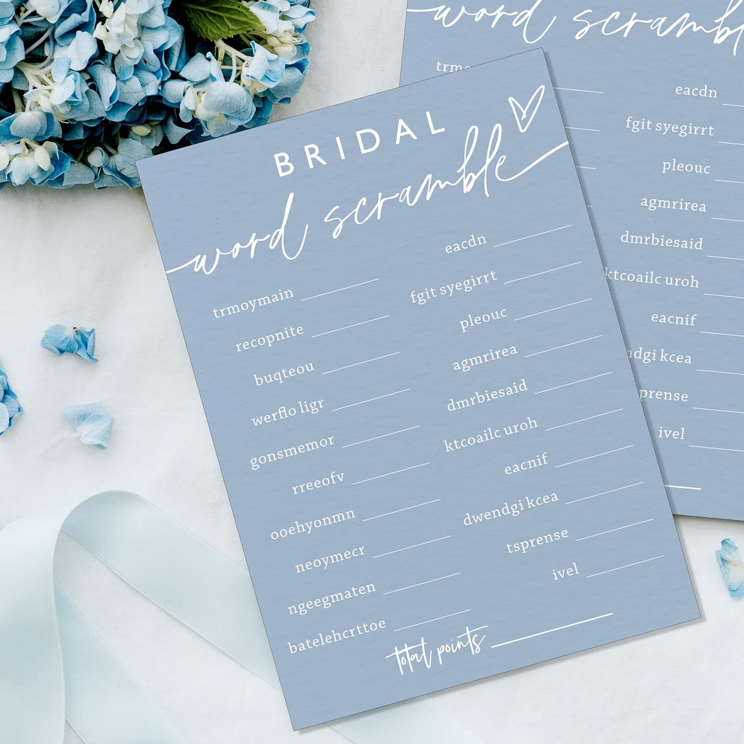 Fun Wedding Shower Games Bridal Word Scramble who knows the bride best 25 Game Cards with 1 Answer Card Bridal Shower Game Rustic Ideas Activity for Engagement Wedding Party Entertainment - B03