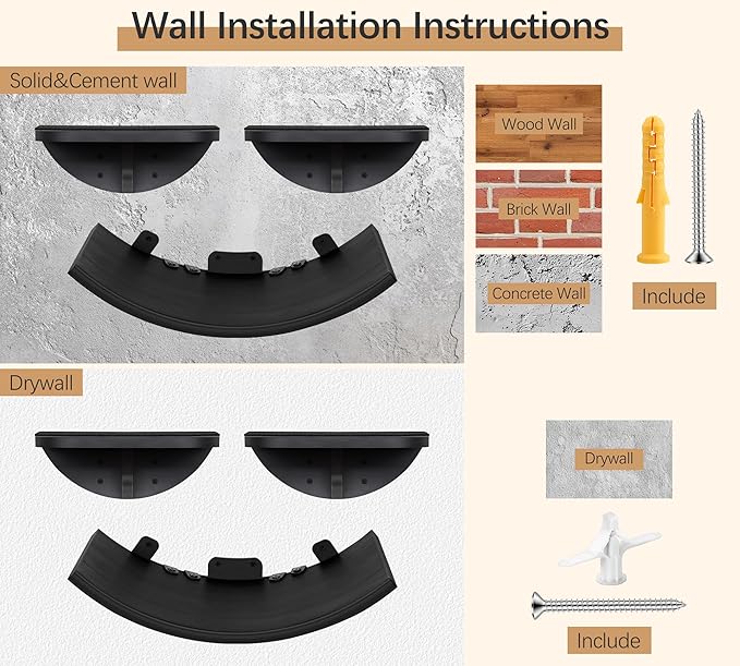 Curved Cat Wall Hammock Bed with Grey Foam Cushion – Floating Cat Wall Shelf Nest for Climbing, Sleeping & Lounging-PawvioPets