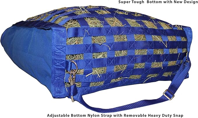 Derby Originals Front Web Slow Feeder Horse Hay Bag Super Tough Bottom with 6 Month Warranty-PawvioPets