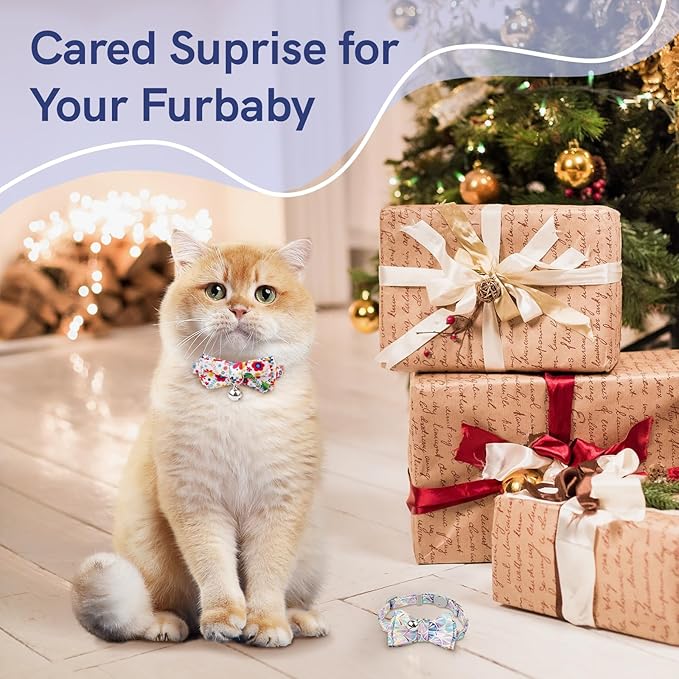 Cat Cone Collar Soft, Adjustable Protective Cats Neck Recovery Cones After Surgery-PawvioPets