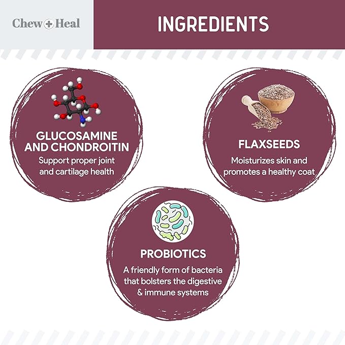 12-in-1 Multivitamin for Senior Dogs - 60 Senior Dog Vitamin and Supplement Soft Chews for Hip and Joint - Advanced Formula with Glucosamine, Omega 3,6,9, Vitamins, Probiotics - Made in The USA-PawvioPets