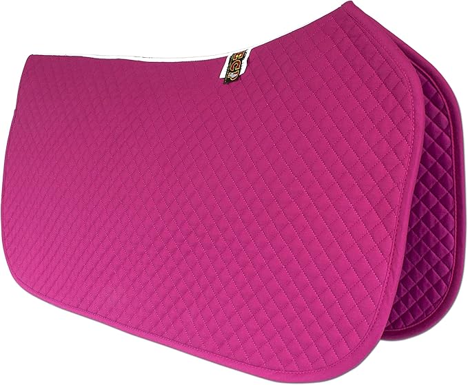 ECP Equine Comfort Products All Purpose Diamond Quilted Western Saddle Pad for Injury Prevention, Breathable, Hypoallergenic, Shock-Absorbing Cushion for Horse Comfort-PawvioPets