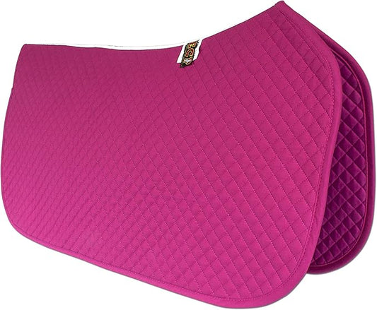 ECP Equine Comfort Products All Purpose Diamond Quilted Western Saddle Pad for Injury Prevention, Breathable, Hypoallergenic, Shock-Absorbing Cushion for Horse Comfort-PawvioPets
