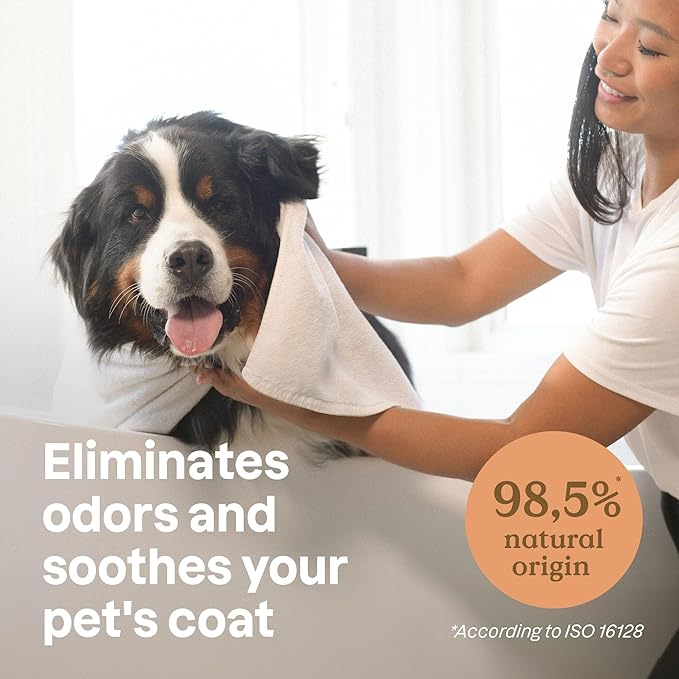 ATTITUDE Shampoo for Cats and Dogs, Plant and Mineral-Based Ingredients, Vegan and Cruelty-Free Products for Pets, Bulk Refill, Soothing, Unscented, 67.62 Fl Oz-PawvioPets