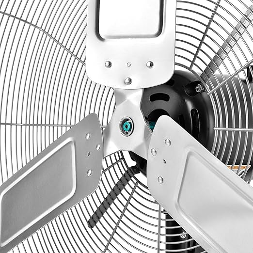 Global Industrial Deluxe Oscillating Wall Mount Fan, 24" Diameter, 1/2HP, 8,650CFM-PawvioPets